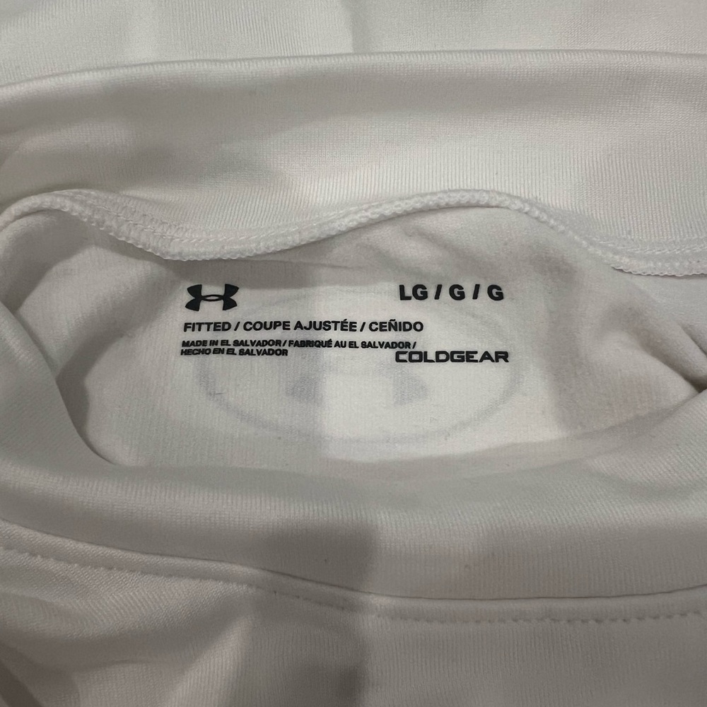 White Under Armour Compression Shirt